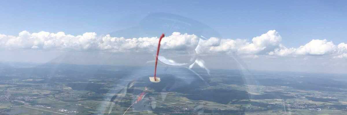 Flugwegposition um 11:39:41: Aufgenommen in der Nähe von Sigmaringen, Deutschland in 1735 Meter